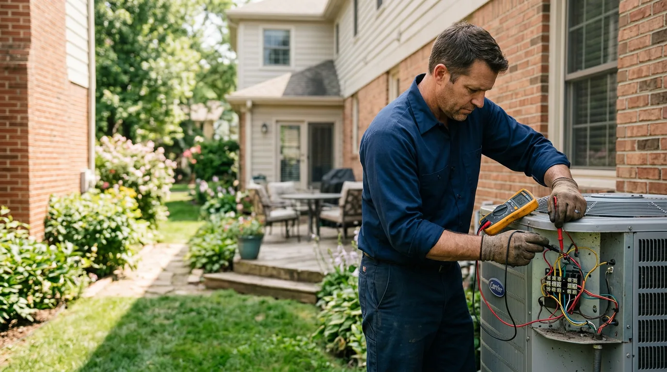 HVAC technician working near Badin, NC